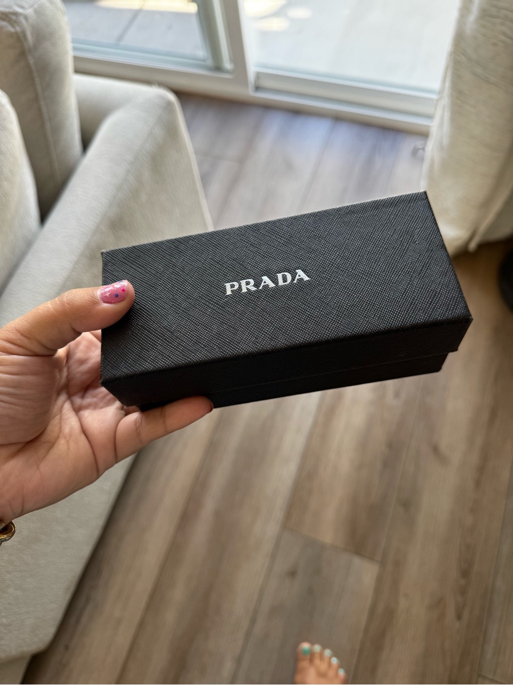 Prada Black Geometric Sunglasses - Picture 12 of 13
